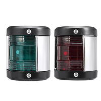 Paire de feux de signalisation côté navigation LED 12V pour bateau marin rouge + vert
