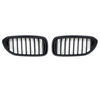 Paire de grilles de calandre avant noir mat pour BMW Série 5 G30 G31 G38 M5 2017-2018