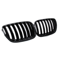 Paire de Grilles De Grille De Rognon Avant Noir Brillant Droite Gauche Pour BMW X5 E53 2004-2006