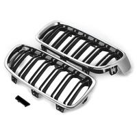 Paire de grilles de rein avec grille frontale Look M3 pour BMW Série 3 Type F30 Berline et F31 Touring