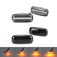 Paire de lampes pour léclairage des feux de signalisation latéraux dynamiques coulants LED pour Audi A3 A4 S4 B6 B7