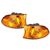 Paire de lentilles couleur ambre pour BMW E38 série 1998-2001