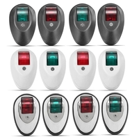 Paire de lumière marine de navigation de tourisme verte et rouge LED ou ampoule pour bateau de voiture