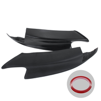 Paire de lèvre de séparateur de pare-chocs avant noir mat pour BMW E90 E92 E93 M3
