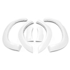 Paire de nouveaux évasements de roue avant blanche pour Toyota Hilux 2005-2011