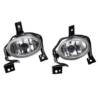 Paire de phares antibrouillard avant de voiture 55W avec lampes halogènes jaunes pour Honda CR-V 2010-2011