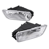 Paire de phares antibrouillard pare-chocs avant de voiture avec ampoule halogène orange H11 pour Honda accord 2003-2007