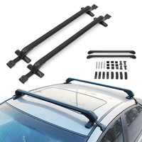 Paire de porte-bagages de porte-bagages de porte-bagages de porte-bagages de toit de voiture de 105cm