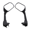 Paire de rétroviseurs extérieurs de course de moto pour Yamaha YZF R6 R6S 2003-2008,  noir