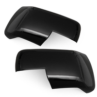 Paire de rétroviseurs latéraux brillants noirs pour Land Rover Discovery 3 Freelander 2 Range Rover Sport
