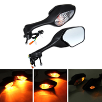 Paire de rétroviseurs moto clignotants pour Honda CBR1000RR 2008-2013