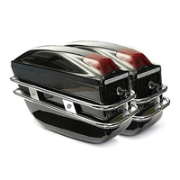 Paire de sacs à main de grande capacité Sidebags Durables coffre à bagages sans lumière pour Harley