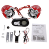 Paire de système de guidon de moto bluetooth USB SD FM Radio haut-parleurs MP3