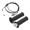 Paire de vélomoteur Scooter Moto papillon Tournez Guidon Grip Câble pour GY6 125-150CC VTT Vélo