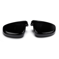 Paire De Voiture Avant Aile Côté Miroir Couverture Logement Noir Cap Pour VW Jetta Golf MK5 Eos pour SKODA pour SEAT