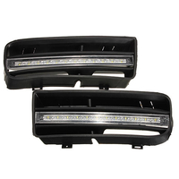 Paire De Voiture Avant Inférieur Pare-chocs Grille Grill LED Feux De Brouillard De Conduite De Jour Pour VW Golf MK4 199