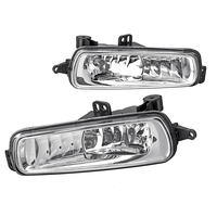 Paire de voiture phares antibrouillard pare-chocs avant grille couvercle de la lampe avec ampoules ambre pour Pourd Focu