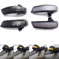 Paire Dynamique Miroir Daile De Porte LED Clignotants Clignotants Lumières Ambre Pour Ford Focus MK2 MK3 Mondeo MK4