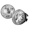 Paire en plastique transparent de lampes antibrouillard avant avec H10 Buls pour Toyota Tacoma Solara Sequoia Tundra