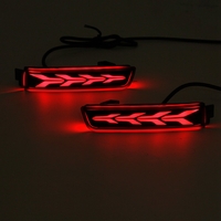 Paire LED DRL Frein Arrière Arrière Flash Clignotants Fumée Noir Logement Lentille Pour Nissan Sentra Sylphy Pour Infini