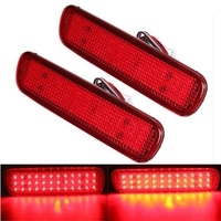Paire LED frein feu arrière pare-chocs arrière réflecteur léger brouillard pour land cruiser toyota lexus LX470