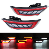 Paire LED lampe de feu de frein réflecteur de pare-chocs arrière pour Ford Ecosport II 2013-2019