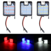 Paire LED Puddle Light Rétroviseur Sous Lampe Blanc / Rouge / Bleu Pour Ford Focus Mondeo Kuga C-Max Escape