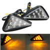 Paire Moto 11 LED Clignotants Feux Indicateurs Triangle Abmer