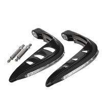 Paire moto ambre LED protège-main léger pour guidon tout-terrain VTT