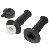 Paire moto guidon poignées guidon caoutchouc noir 22mm / 0.87in