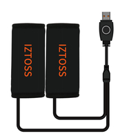 Paire moto USB poignée chauffante électrique guidon manchon chauffant température réglable