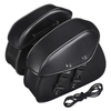 Paire Noir PU Cuir Moto Universel Sacoches Rider Moto Bagages Bagages