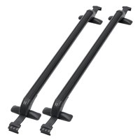 Paire porte-bagages universel de barres transversales de barres de toit avec le joint en caoutchouc pour la voiture 4dr