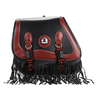 Paire universelle imperméable en cuir PU moto sac de rangement sacoches de bagages