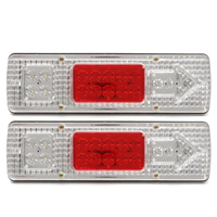 Paire 12V 0.5A 19LED Voiture Feu Arrière Feu Indicateur Lampe pour Remorques Camions Camions