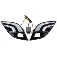 Paire 12V 12W Double Couleur De Voiture Feux de jour Fog Signal Lampe pour Toyota Camry 2018