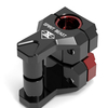 Paire22 / 28mm 0.87 / 1.1in Motocross Dirt Bike moto guidon Riser dispositif de rehaussement augmenté