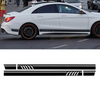 Paire de décalages latéraux de décalques de voiture de sport décalques pour Benz W117 C117 X117 CLA AMG
