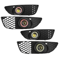 Paire H11 40A 55 W Car Clair lentille Halo Anneau Brouillard Lumières Lampes pour Mitsubishi Lancer 2008-2014