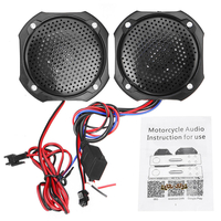 Paires 12V moto scooter atv mp3 lecteurs de musique stéréo haut-parleur radio FM avec fonction Bluetooth