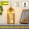 Palais en bois LED Night Light DIY Eid Mubarak Ramadan Party Decoration Ornement Cadeaux