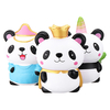 Panda Squishy Kawaii Famille Familiale Lent Rising Rebond Jumbo 24cm Jouets Cadeau Décor
