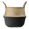 Panier de fleurs tissé jouet de rangement en bambou pliable panier de vêtements sales fournitures de maison