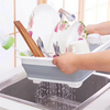 Panier de vidange Vaisselle Support de drainage Boîte de rangement pliable pour couverts Casiers à vaisselle