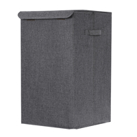 Panier de rangement couvercle panier à linge boîte à linge jouets pliants grand sac poubelle à laver