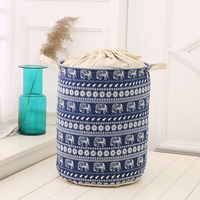 Paniers de rangement en tissu durable imperméable 35x45cm haute capacité coton boîte à linge organisateur