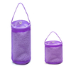 Paniers de stockage dorganisateur de cas de fil en nylon fil à tricoter sacs ronds 2 couleurs