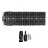 Panneau dalimentation solaire 50W 18V électricité domestique semi-flexible en silicium monocristallin