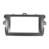 Panneau de garniture de façade de cadre stéréo de voiture de 2 din pour Toyota Corolla 2008-2010