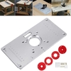 Panneau multifonctionnel de secousse de machine de coupe de plaque dinsertion de table de routeur de travail du boi
